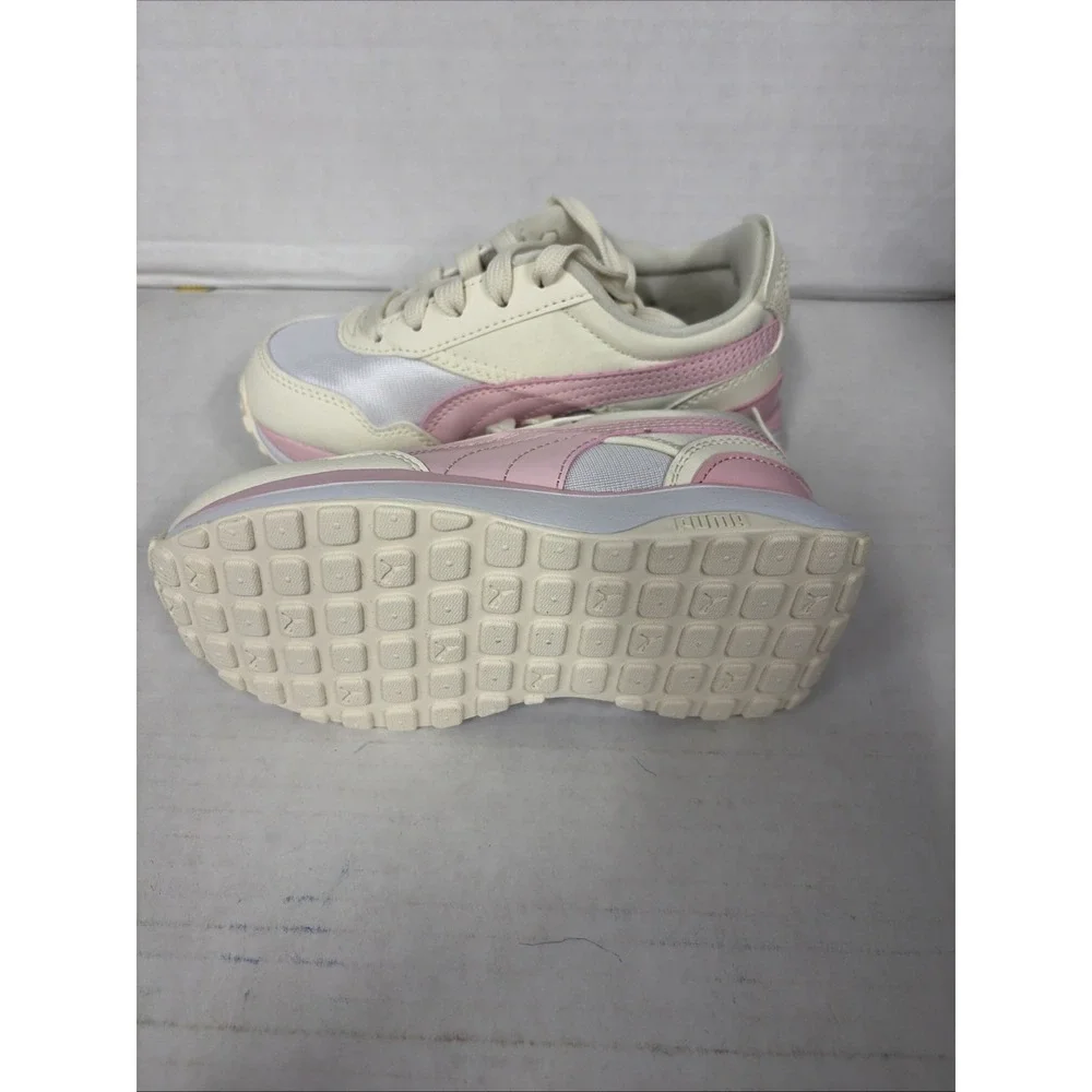 PUMA Caven Sneaker SHOES White Pink‎ GIRLS Little Kids size 12C Brand NEW